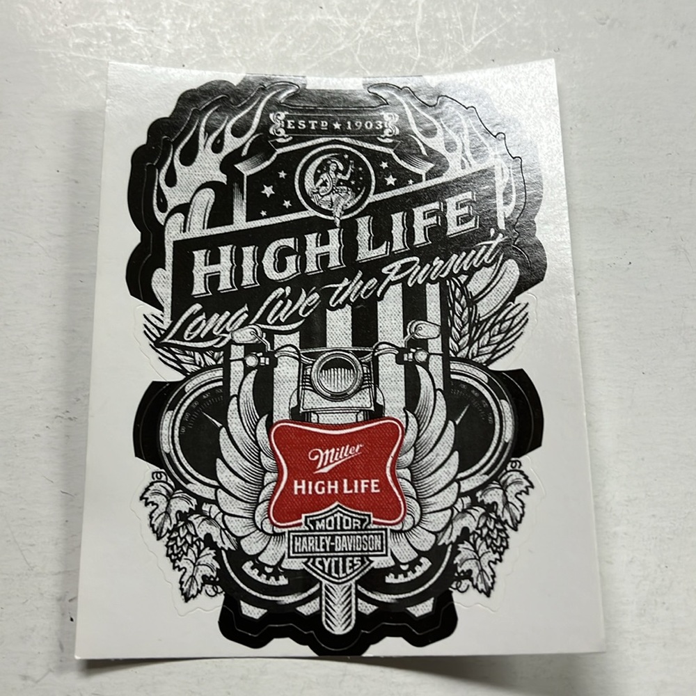 New Harley Davidson Sticker